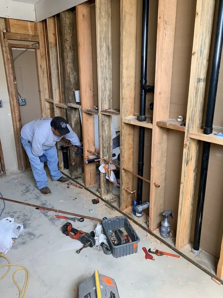 Commercial rough-in plumbing for Commercial Plumbing in Cleveland